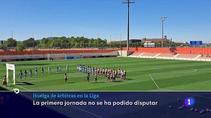 La primera jornada de la Liga F se aplaza por la huelga de las árbitras        
