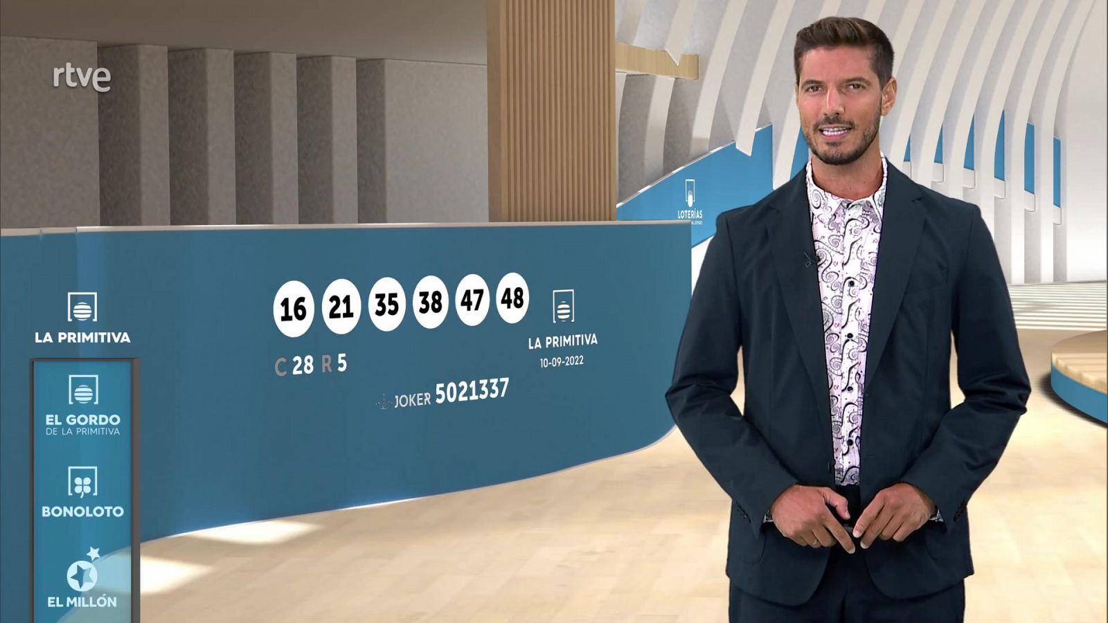 Sorteo de la Bonoloto y Primitiva del 10/09/2022 - ver ahora