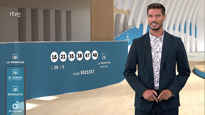Loterías - Sorteo de la Bonoloto y Primitiva del 10/09/2022