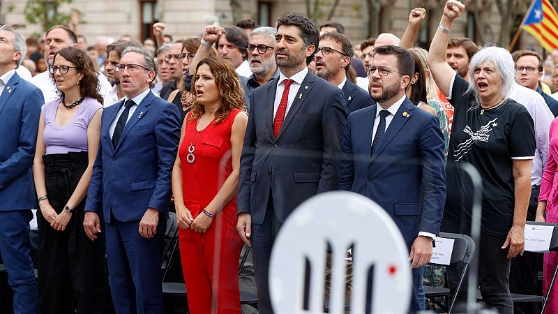La Diada de Cataluña, marcada por las discrepancias entre los independentistas