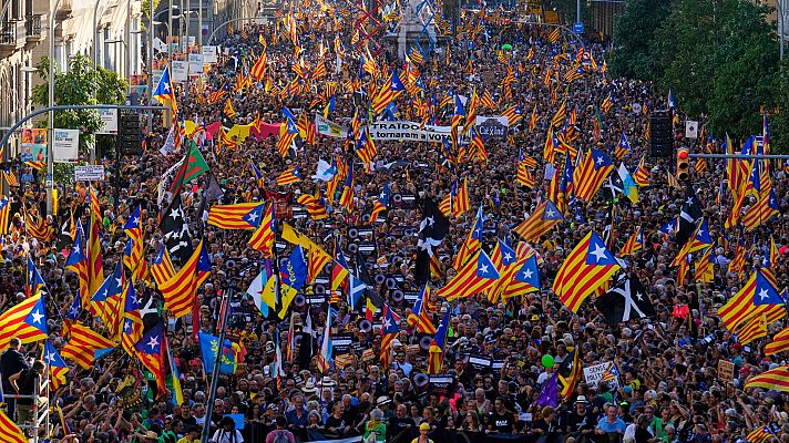 Informativo 24h - La Diada reúne a unas 150.000 personas en Barcelona