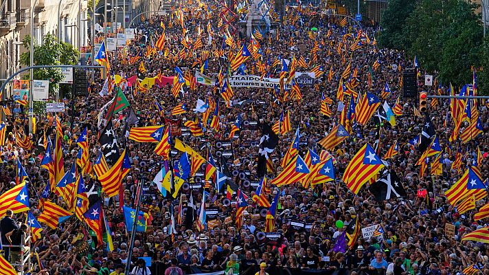 La Diada reúne a unas 150.000 personas en Barcelona