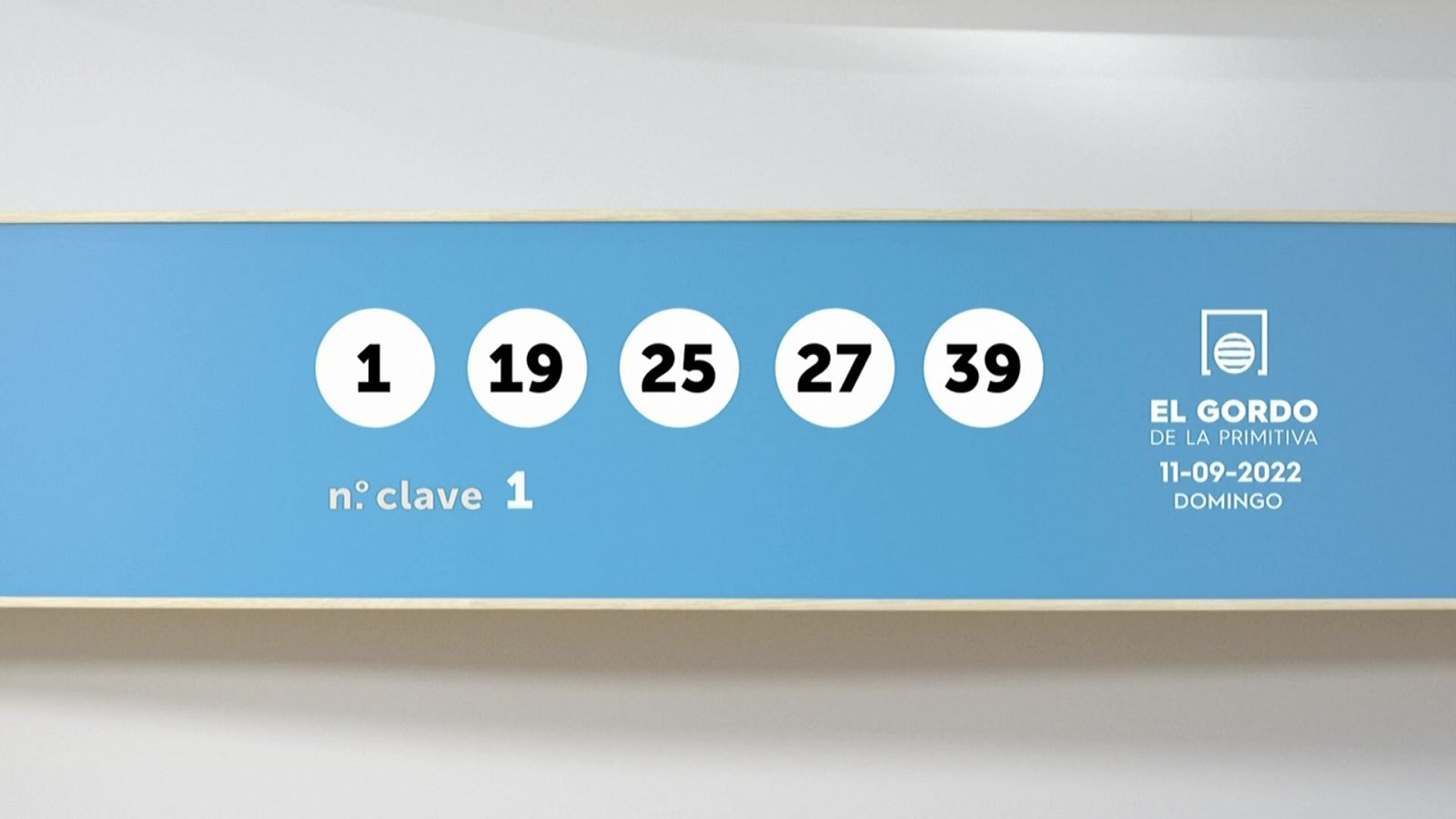 Sorteo de la Lotería Gordo de la Primitiva del 11/09/2022 - Ver ahora