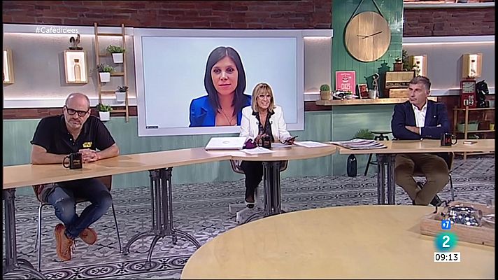 Cafè d'idees - Laura Borràs, Marta Vilalta i Elisabet II