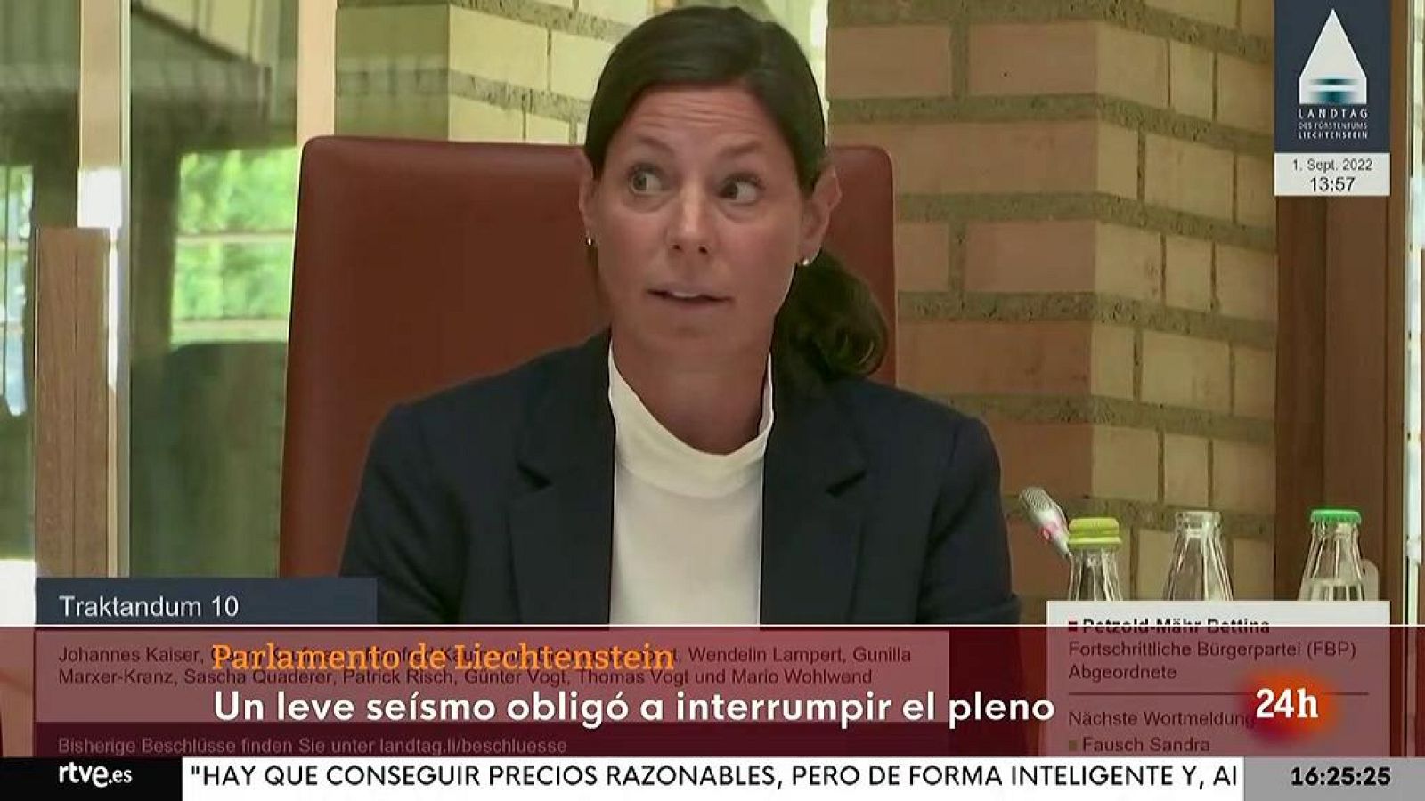 Parlamento - Otros parlamentos - Temblor en Liechtenstein - 10/09/2022