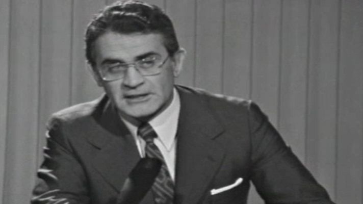 Arxiu TVE Catalunya - Sánchez Terán parla del restabliment de la Generalitat