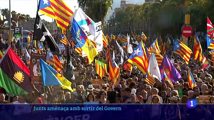 L'Informatiu - Junts amenaça de sortir del Govern i ERC demana responsabilitat