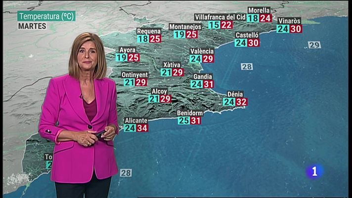 El Tiempo en la Comunitat Valenciana - 12/09/22