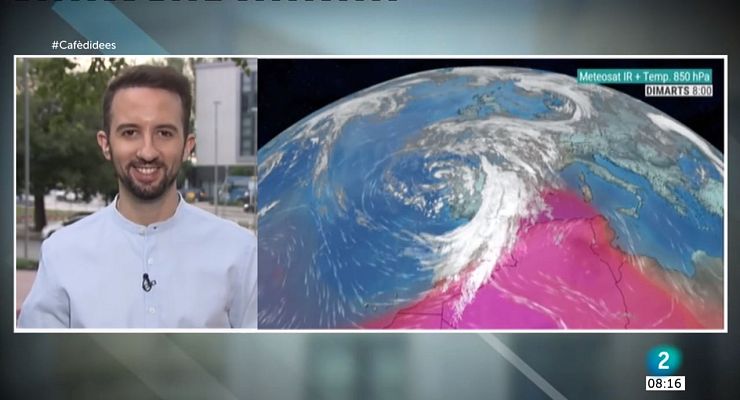 El temps - Pluges, tempestes fortes i menys calor a l'oest