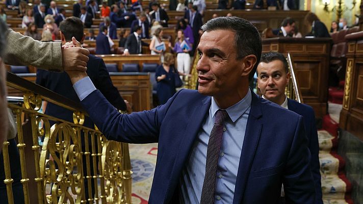 Telediario 1 - El Gobierno se asegura el apoyo de sus socios en el Congreso para sacar el impuesto a la banca y las energéticas