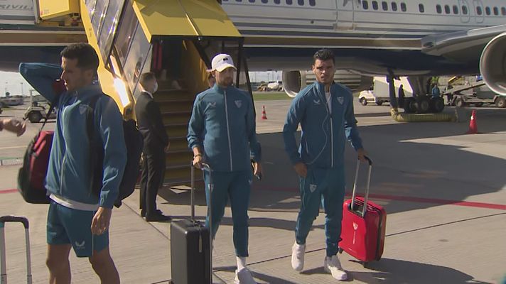 El Sevilla F.C. ya está en Copenhague