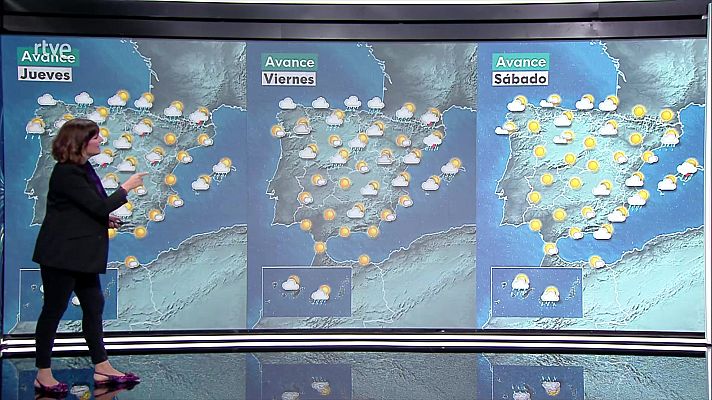 El tiempo - Temperaturas diurnas en acusado descenso en buena parte de la Península, y todavía muy altas en Baleares