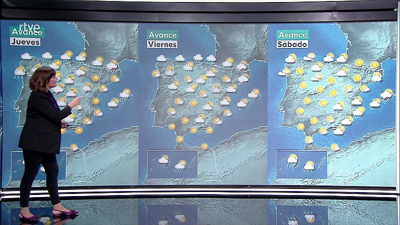 Temperaturas diurnas en acusado descenso en buena parte de la Península, y todavía muy altas en Baleares - ver ahora