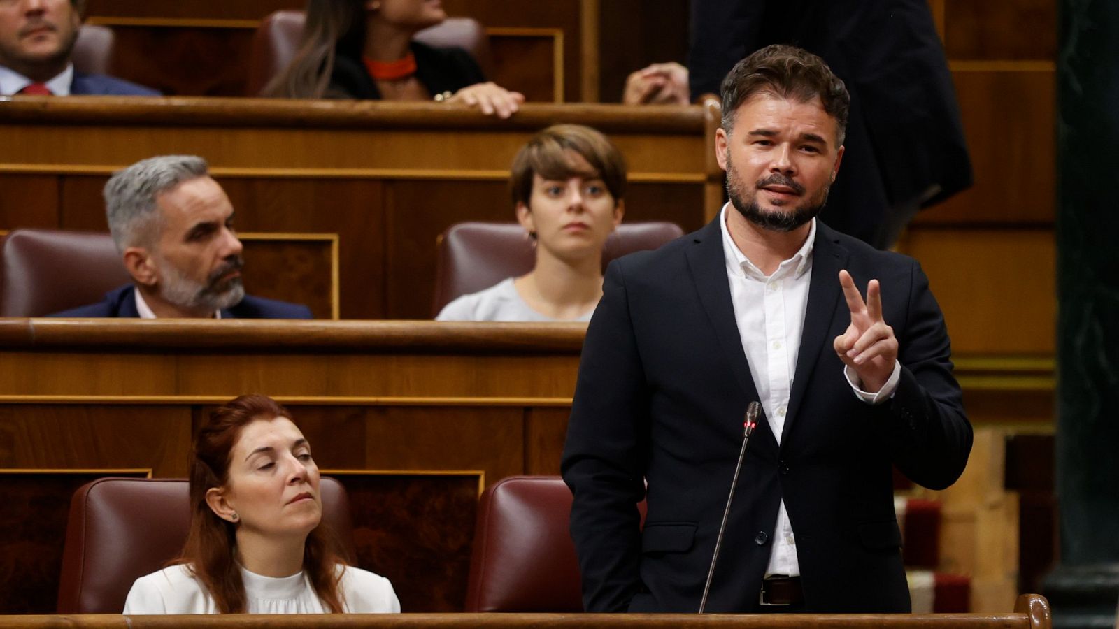 Rufián tacha de "rácanas" las medidas del Gobierno y pide un fondo de rescate para quien no puede pagar la hipoteca