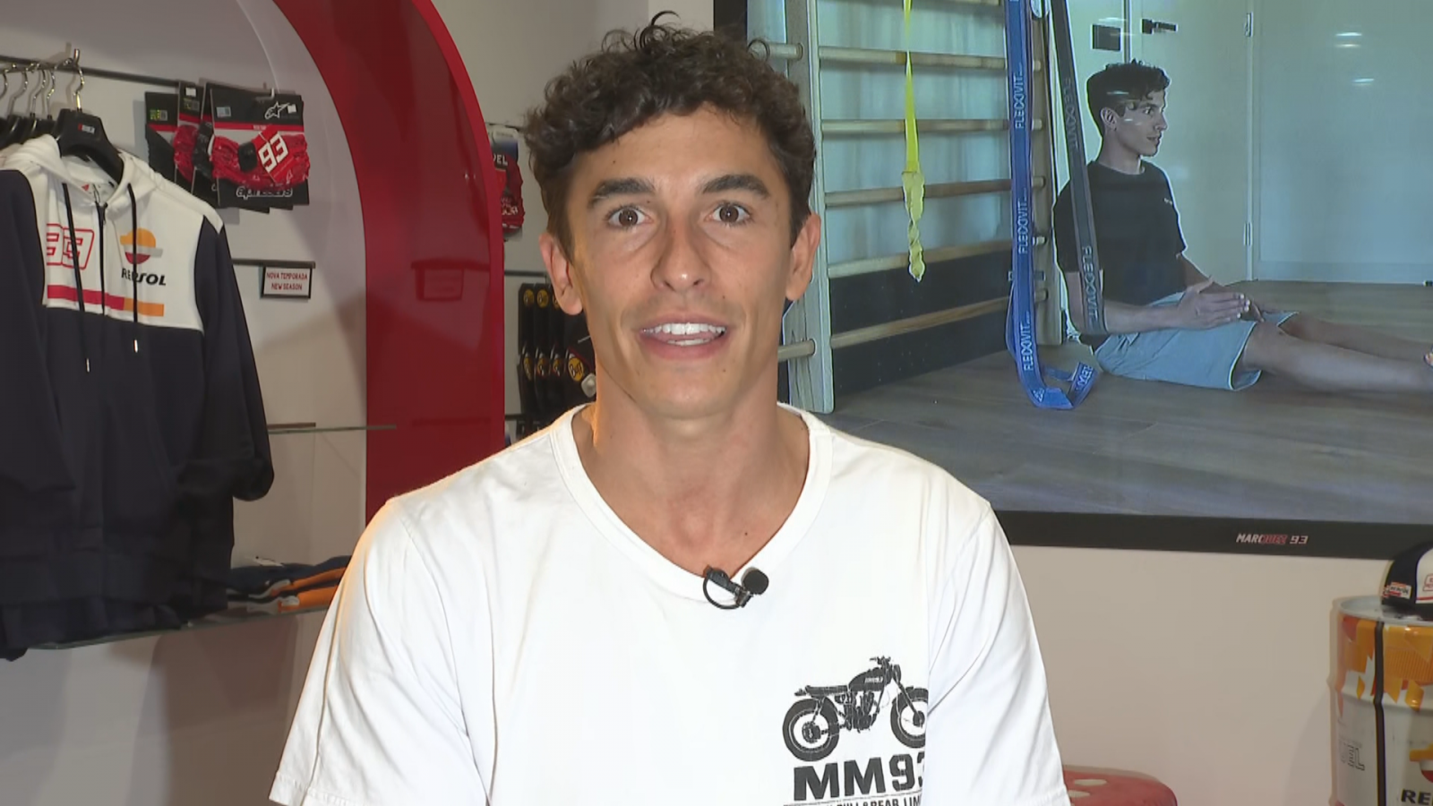 Entrevista exclusiva de TVE a Marc Márquez antes del GP de Aragón