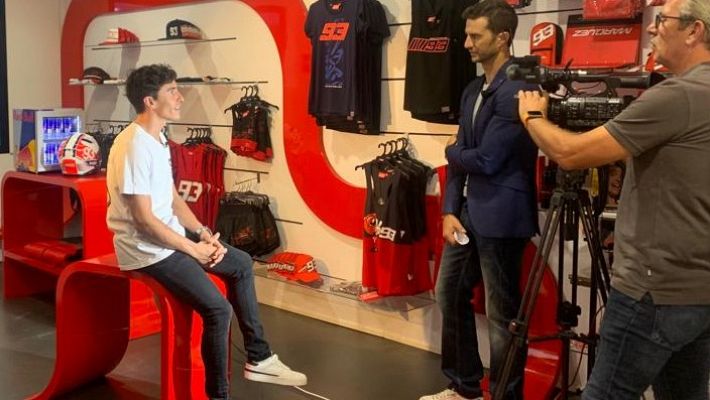 Telediario 1 - Marc Márquez revela a TVE que se pensó la retirada