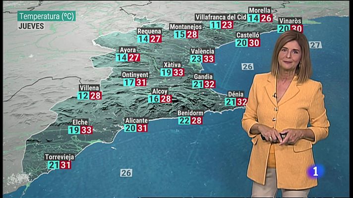 El tiempo en la Comunitat Valenciana - 14/09/22