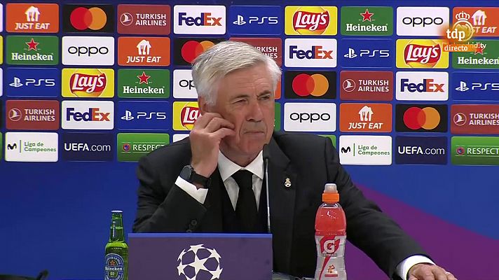 Estudio Estadio - Ancelotti: "Le pido a mis jugadores que hagan un juego inteligente"