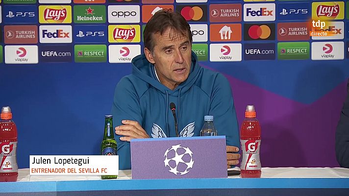 Lopetegui: "Nos vamos tristes, hemos hecho méritos para ganar"