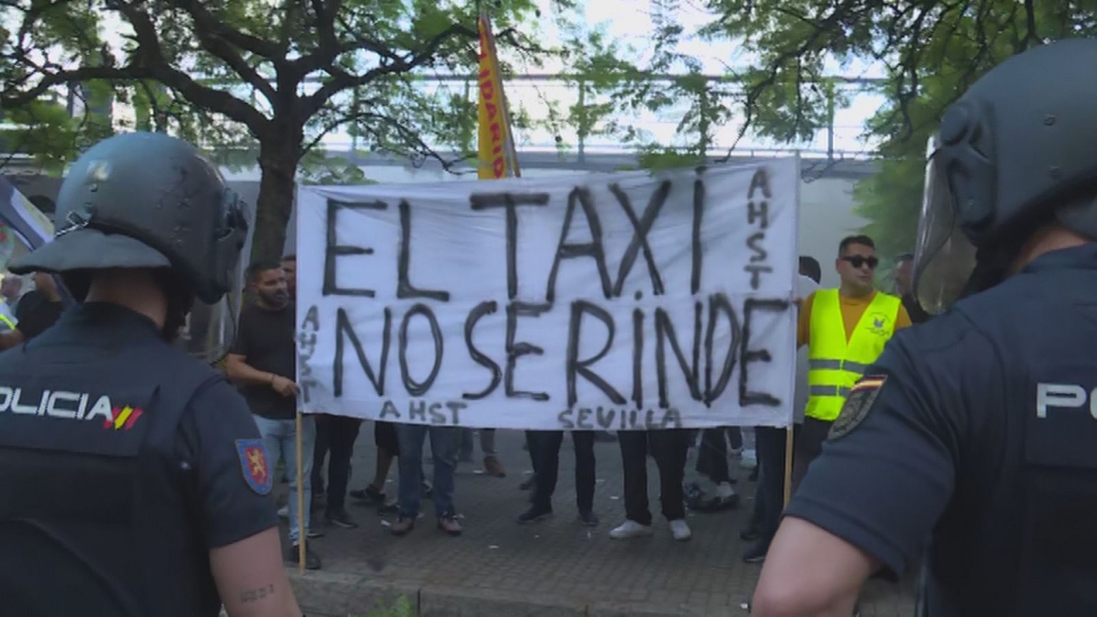 El sector del taxi vuelve a protestar