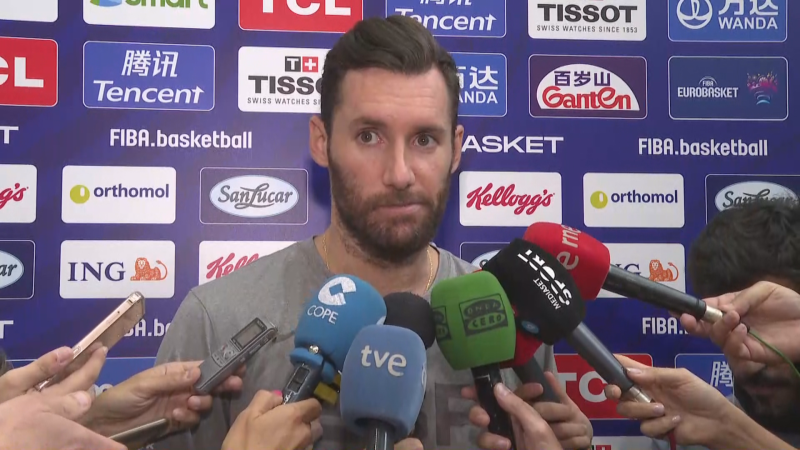 Rudy Fernández: "Estos chicos se merecen la medalla por su humildad" 