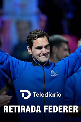 Telediario 1 - Roger Federer anuncia su retirada tras la disputa de la Laver Cup