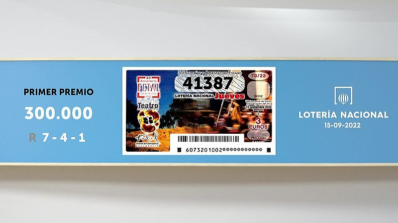 Sorteo de la Lotería Nacional del 15/09/2022 - Ver ahora 