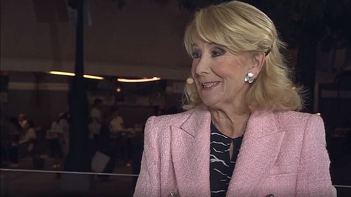 Esperanza Aguirre: "Ayuso tiene que presentarse a las elecciones de la Comunidad de Madrid"