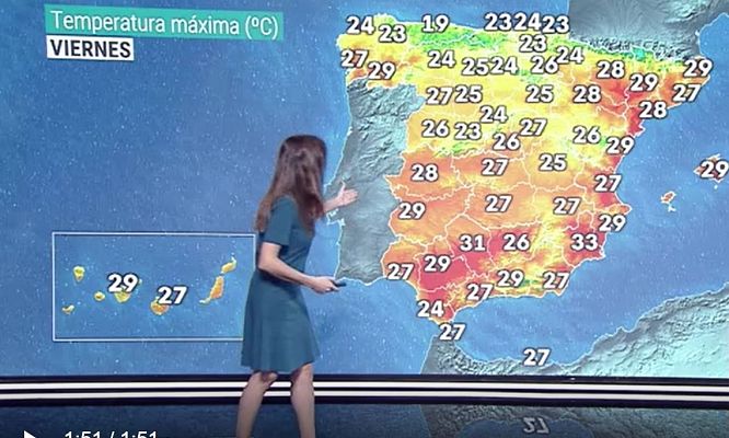 Tormentas en el noreste y temperaturas suaves en el mediterráneo