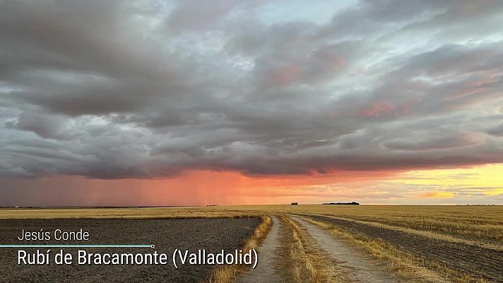 Precipitaciones y tormentas fuertes en la Comunidad Valenciana y Teruel, y también en Cataluña y Baleares, donde pueden llegar a ser muy fuertes