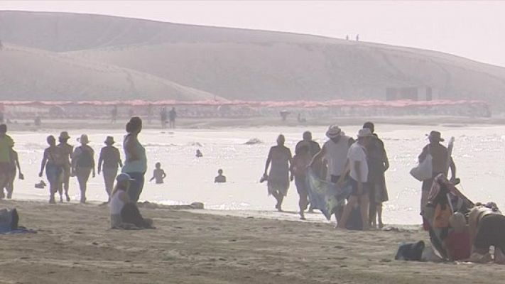 Telediario 1 - Sol y ahorro energético: así pretende Canarias atraer a los turistas alemanes este otoño e invierno