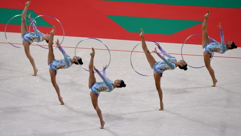 Gimnasia rítmica: bronce mundial y billete olímpico de España - Gimnasia rítmica | Ver