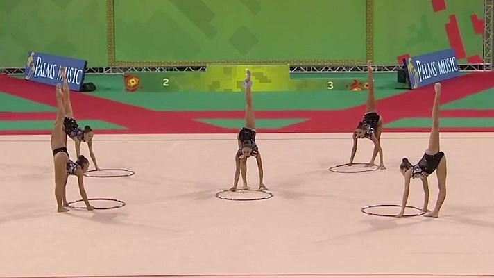 Gimnasia rítmica - Campeonato del Mundo. Clasif. general conjuntos-Grupo B