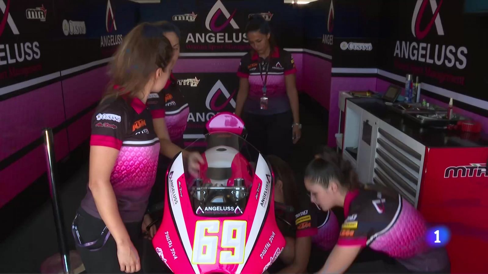 Un equipo íntegramente femenino correrá en Aragón en Moto3