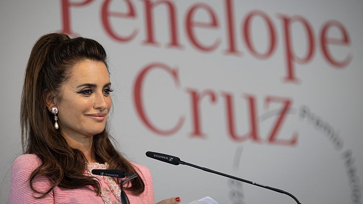 Penélope Cruz, Premio Nacional de Cinematografía: "De pequeña no quería ir al parque, quería ver cine"