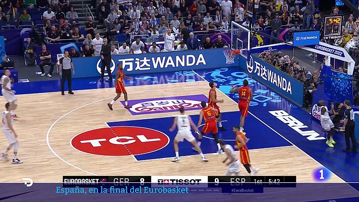 Telediario Fin de Semana - España supera a Alemania y se mete en la final del Eurobasket