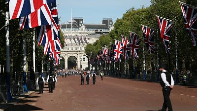 Ensayos para el funeral de Estado de Isabel II