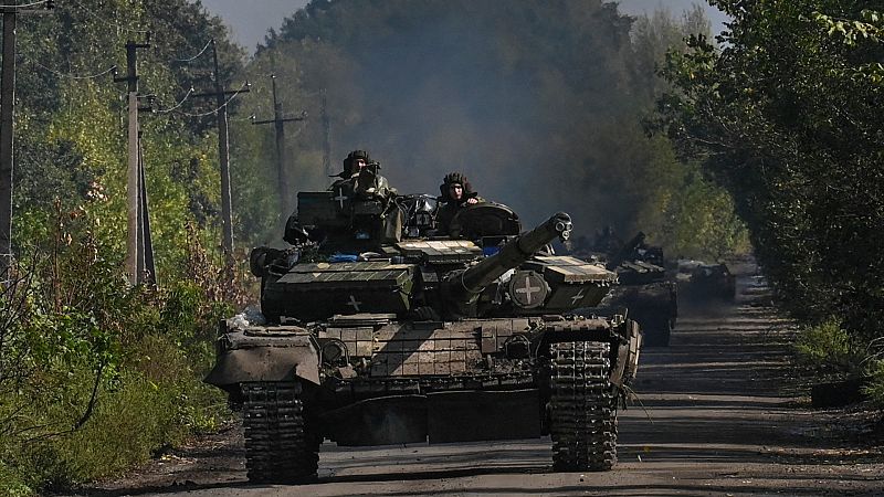 Ucrania sigue su contraofensiva en el noreste del país