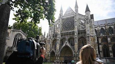 Westminster, preparada para el funeral de Isabel II y la coronacin de Carlos III