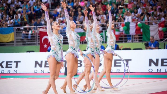 España logra un bronce en aros en el campeonato del mundo de rítmica