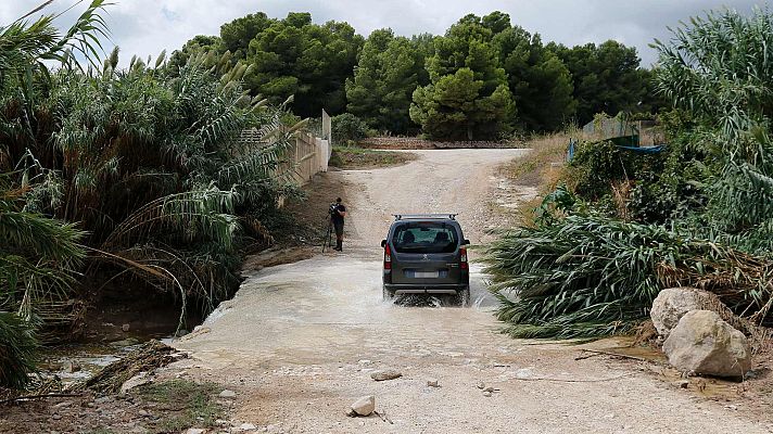 Telediario 1 - Muere un agente de la Policía Local en Calpe en un rescate por las tormentas