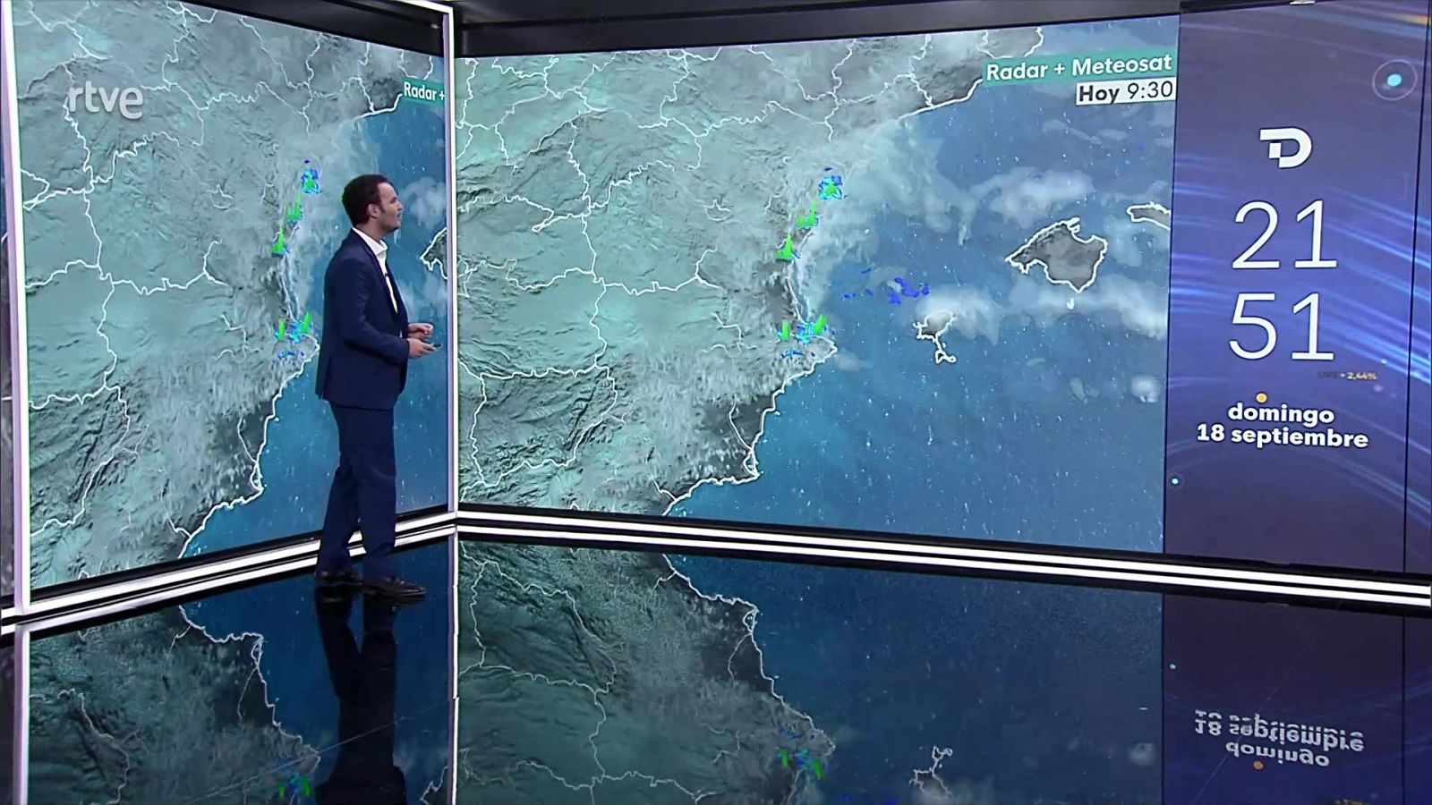 Precipitaciones localmente fuertes en zonas litorales de la Comunidad Valenciana - ver ahora