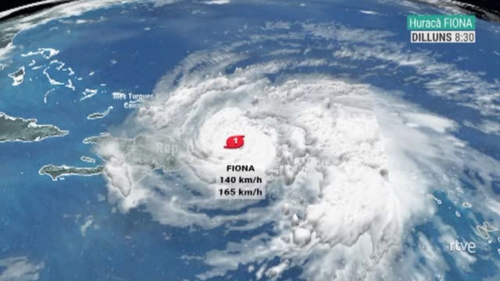 Evolució i imatges de l'huracà Fiona al Carib