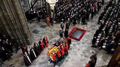 Ms de 500 lderes mundiales despiden a Isabel II en Westminster