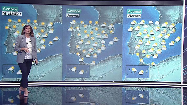 El tiempo - Intervalos de viento fuerte en la costa de Galicia