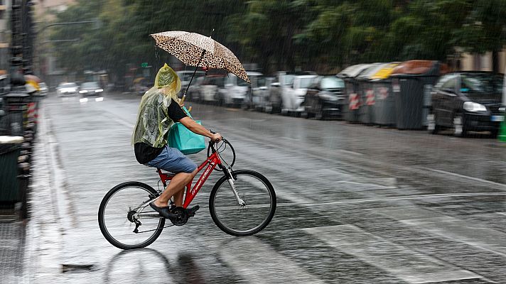 Tormentas en áreas montañosas y en el sur de Extremadura