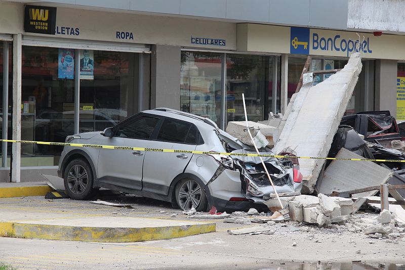 Un terremoto de 7,7 deja, al menos, dos personas fallecidas en México 