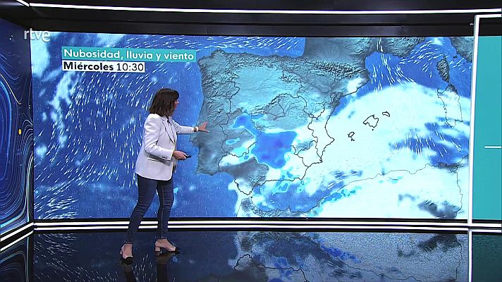 Chubascos localmente fuertes en Extremadura y oeste de Andalucía, y no se descarta en la Ibérica oriental