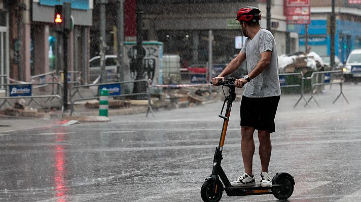 Lluvia y bajada de temperaturas en la mitad sur peninsular