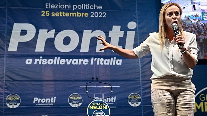 Telediario 1 - Viaje a Las Marcas, la región italiana donde gobierna el partido de Meloni